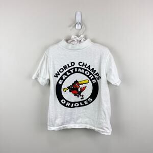 Vintage Allison World Champs Baltimore Orioles Baseball T-Shirt Small 6-8